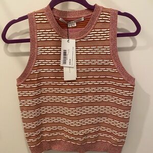 NWT Veronica Beard Sleeveless Knit Top
